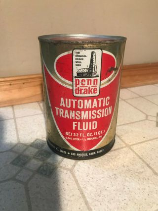 Vntage Oil Can Vintage Penn Drake Atf Can Penn Drake Can Ford Qualifications
