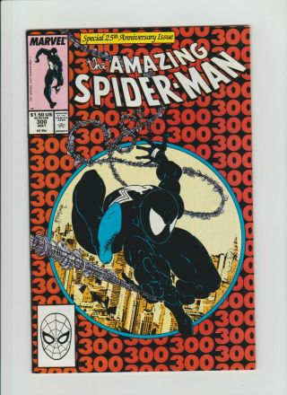 The Spider - Man 300 (may 1988,  Marvel) Nm (9.  4) 1st.  Full Venom App.