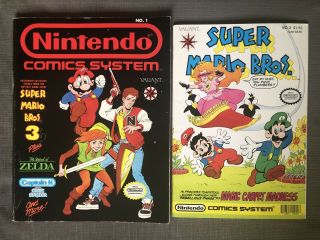 Nintendo Comics System No.  1 (mario / Zelda / Captain N) Trade Tpb & Sup M Bro 2
