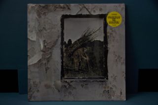 Rare Led Zeppelin - Iv,  Stairway To Heaven,  Hype Sticker,  Atlantic