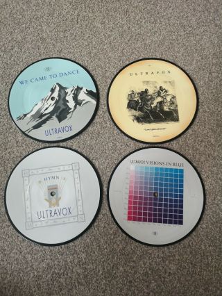 Ultravox 4 Disc 7 " Vinyl Picture Disc Bundle