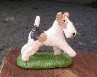 Hand Sculpted Wire Fox Terrier