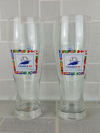 Official Merchandise France 98 World Cup Pint Glass Coupe Du Monde 1998