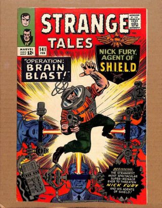 Strange Tales 141 - Near 9.  0 Nm - Nick Fury Agent Of Shield Dr Strange