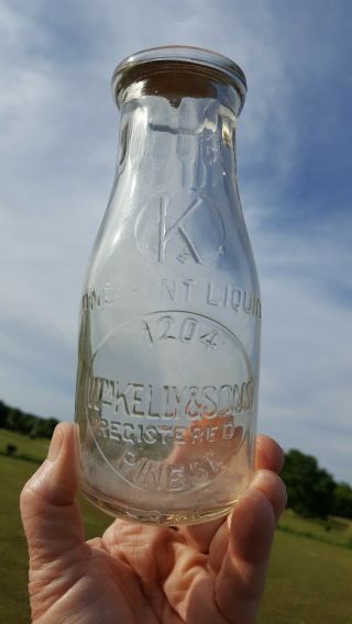 Milk Bottle Philadelphia Pa Kelly