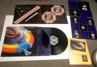 Out Of The Blue By Elo Electric Light Orchestra 2x Lp W Punch Out & Poster & Ins