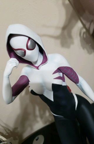 Xm Studios Spider Gwen 1/4 Scale Statue Marvel Spider - Man Sideshow Collectibles