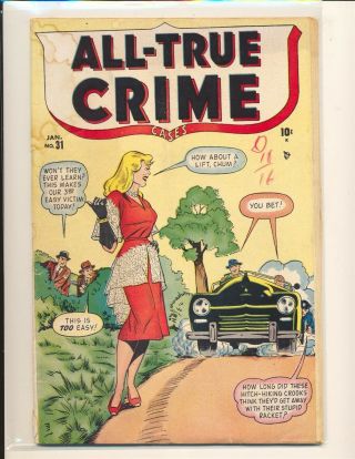 All - True Crime Cases 31 Good Cond.  Water Damage