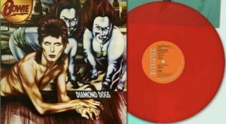 David Bowie Diamond Dogs 45th Anniversary Red Vinyl Lp