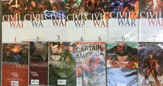 Civil War Complete Set Plus More (see Desc) Marvel Captain America Avengers