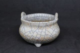 Very Early Chinese Crackle Glaze Censer Museum Quality Very Rare