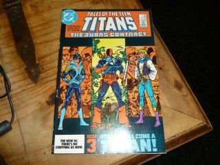 Dc Tales Of The Teen Titans 44 (nm) (1984) 1st Night Wing And Terra