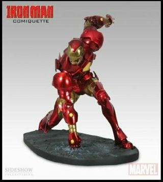 Sideshow Iron Man Comiquette (exclusive) Statue 261 Mib