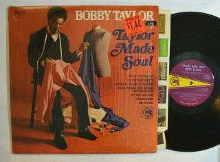 Soul Lp - Bobby Taylor - Taylor Made Soul In Shrink 1969 Gordy Gs942 Funk Vg,
