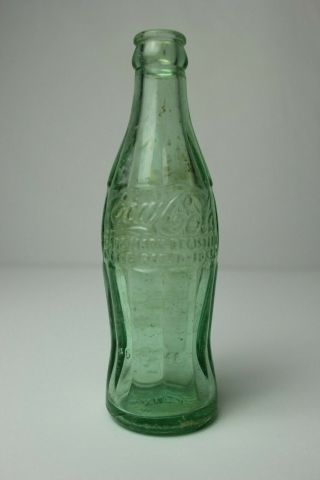 Vintage Coca Cola Bottle Willimantic,  Ct Hobble - Skirted,  8th Evolution