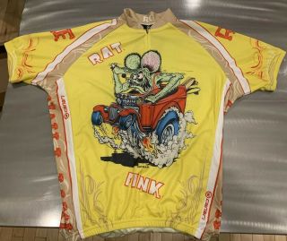 Nwt Canari Ed Roth Rat Fink Bike Cycling Jersey Shirt Sedan Delivery Mens Sm