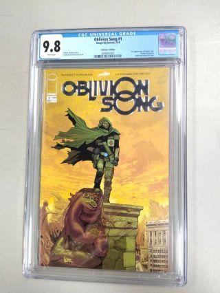 Image Oblivion Song 1 Collectors Edition Foil Cgc 9.  8 Limited 1000 Movie Coming