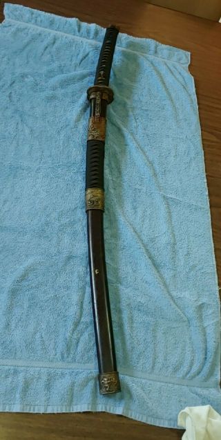 Japanese Ww2 Samurai Sword Katana Signed Blade