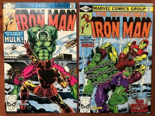 The Invincible Iron Man 131 & 132 Vs The Incredible Hulk - 1979 - Vf