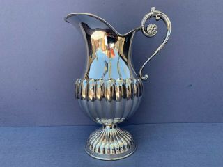 Splendid Marked Spanish Sterling Silver 925 Pitcher & Jug For Wine Or Water.