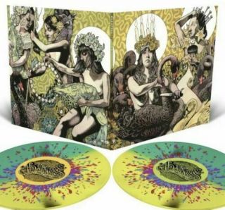 Baroness Yellow & Green 2x Lp John Dyer Baizley Art Multicolor Splatter Vinyl