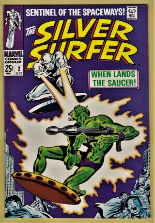 Silver Surfer 2 Nm - (9.  2) - White Pages 1st App.  Of The Brotherhood Of Badoon