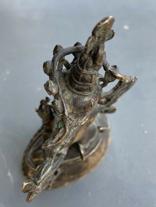 Antique 1800’s Chinese Tibetan Bronze Prayer Buddha 10