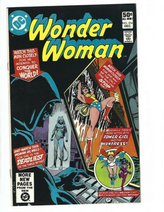 Dc Wonder Woman 274,  Intro/origin Of The Cheetah,  Power Girl & Huntress App