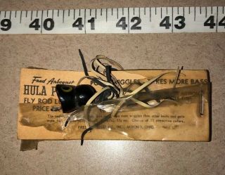 Fred Arbogast Hula Popper Fly Rod Fishing Lure First Edition Packaging