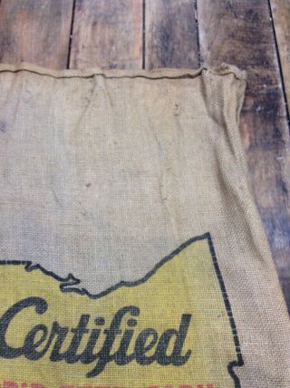 Ohio Certified Seed Corn Burlap Holmes Canton Youngstown INV - C062 4