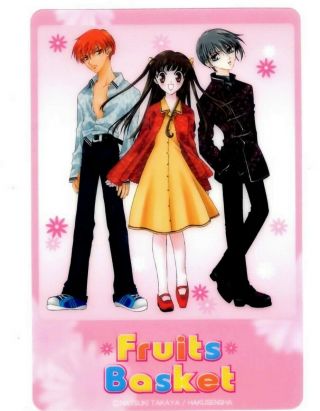 Fruits Basket Clear Card Official Yuki Tohru Kyo Honda Sohma Promo
