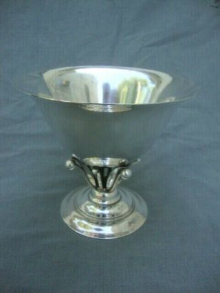 Georg Jensen Sterling Silver Pedestal Compote Bowl 17b Johan Rohde Designer 1918