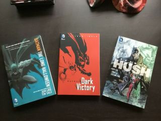 Dc Batman 3 Pack - The Long Halloween,  Dark Victory,  Hush - Softcover,