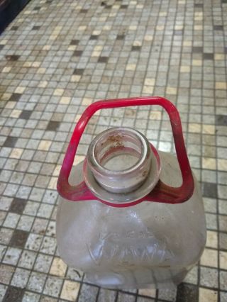 1/2 Gallon Glass Wawa Milk Jug 2