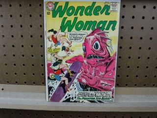 Dc Comics Wonder Woman 145 4/64 5.  5 Phantom Sea Beast 1964 Silver Age