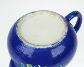 Antique Chinese enamel porcelain miniature teapot.  Straits ? 5