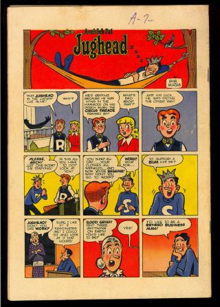 Archie’s Joke Book 3 Pre - Code Golden Age Teen Comic 1954 FN 2