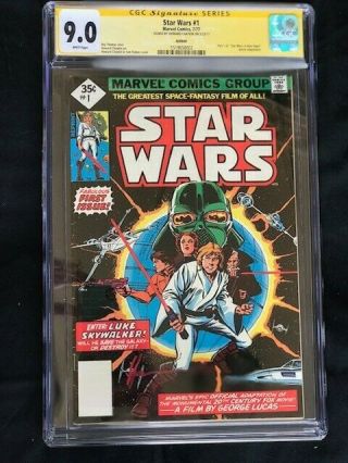 Star Wars 1 9.  0 Signed By Howard Chaykin - Part 1 Of Star Wars: A Hope Movie