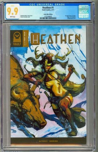 Heathen 1 Cgc 9.  9 1 Of Only 7 Comic Variant 1st Appearance Movie Coming