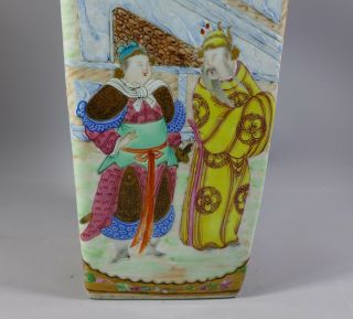 ANTIQUE FAMILLE ROSE HAND PAINTED CHINESE CANTONESE CANTON PORCELAIN VASE 7
