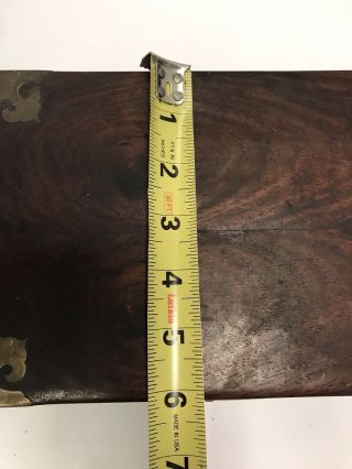 Antique Chinese Huanghuali Wood Scholar Box 11