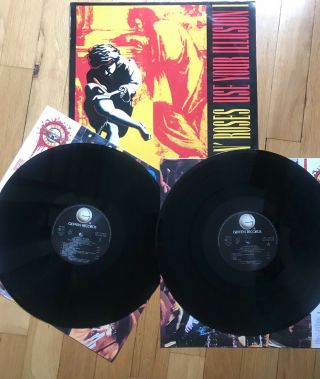 Guns N Roses - Use Your Illusion I Geffen Gef 24415 1991 2 X Vinyl Lp