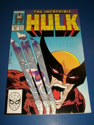Incredible Hulk 340 Mcfarlane Wolverine Best Cover Ever Nm - Beauty Wow