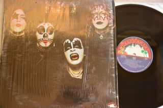 Kiss Self Titled Nblp - 7003 Casablanca Gene Simmons Vinyl Lp 1974 Vg,  In Shrink