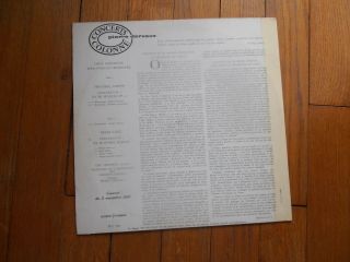 CHOPIN LISZT / E.  HEIDSIECK piano LP DUCRETET THOMSON SCC 509 STEREO Ed.  1 2