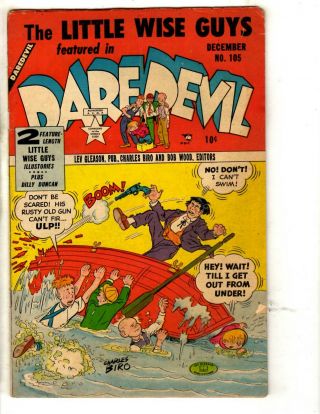 Daredevil 105 Vg - Lev Gleason Comic Book 1953 Golden Age Charles Biro Art Be1