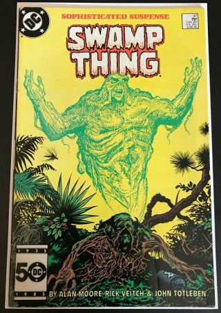 Swamp Thing 37 First John Constantine Hellblazer Alan Moore Dc Comics