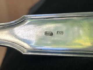 Rare 18thc Chinese Export Silver Fish Server By Leeching Wow 11