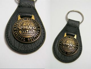 Vintage Keychain Fob Volvo Special Delivery Tourist & Diplomatic Sales