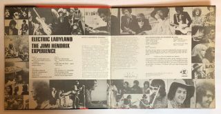 Jimi Hendrix Experience Electric Ladyland - 1970 US Press (EX) Ultrasonic 3